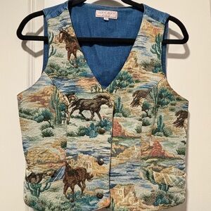 Guess Jeans Denim Horse Vest